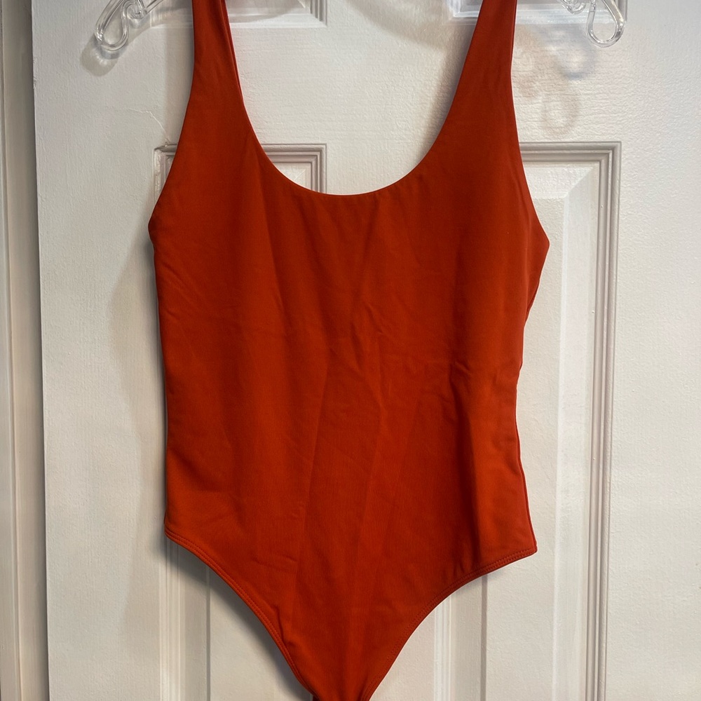 Babaton Burnt Orange Bodysuit